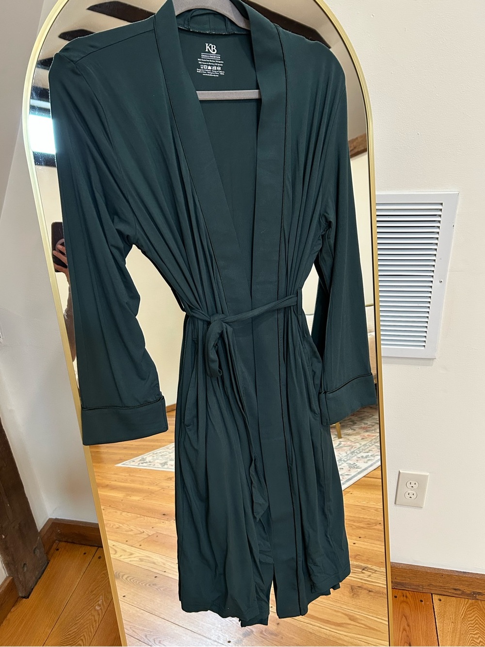 Kindred Bravely Clea Bamboo Robe. Evergreen Women’s Small/Medium. EUC